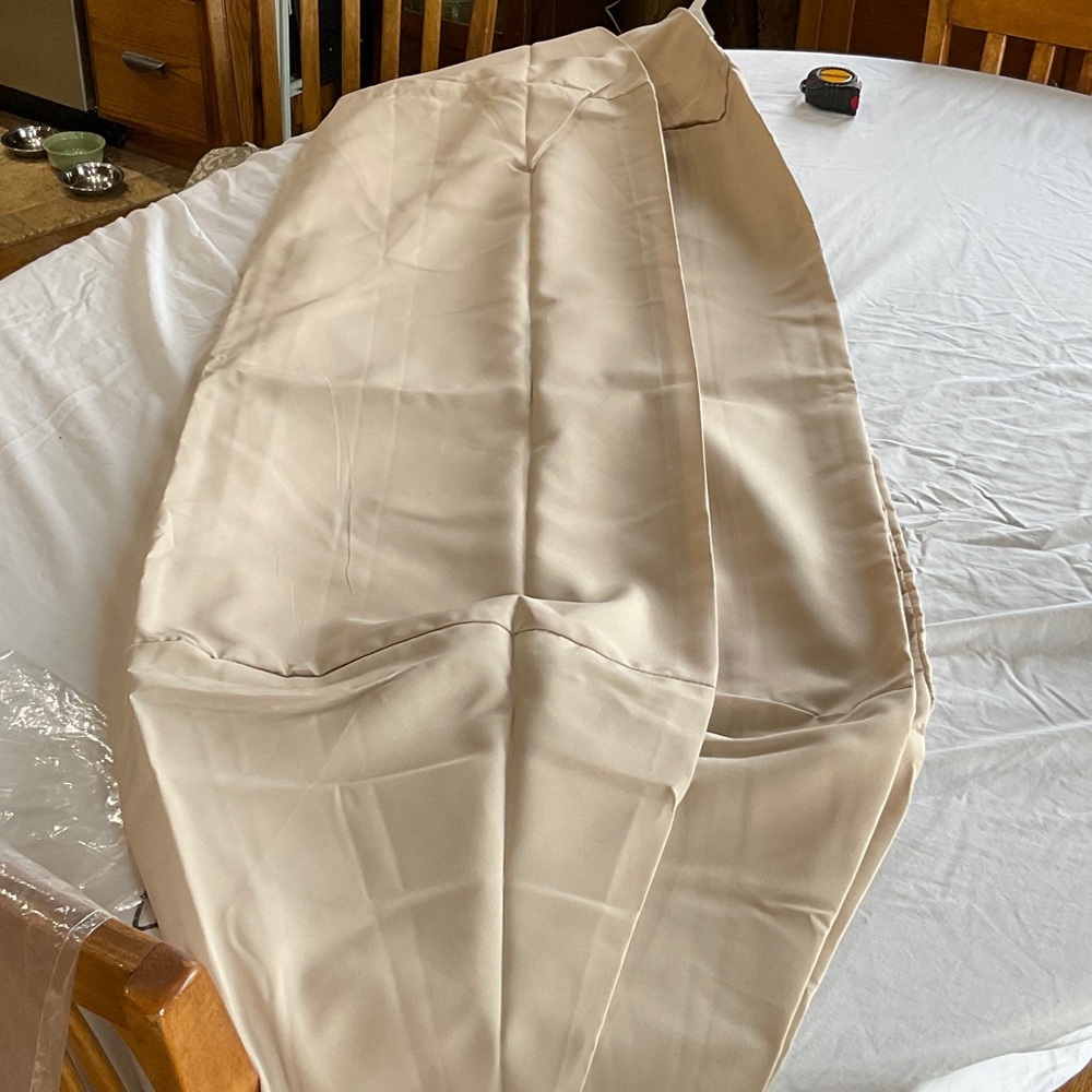 Beige/Tan 5ft Futon Cover - new w/zippered enclosure.